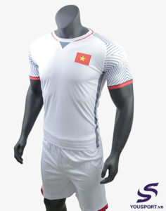 quần áo bóng đá Việt Nam trắng