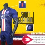 chi tiết quần áo bóng đá psg