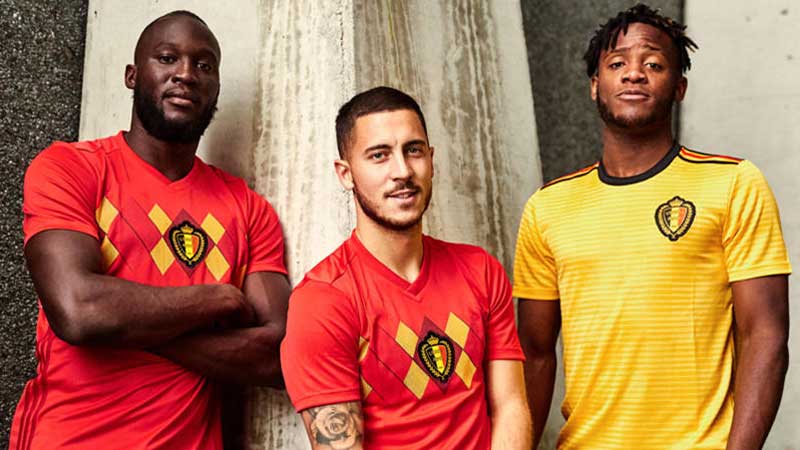 quần áo bóng đá Bỉ 2018